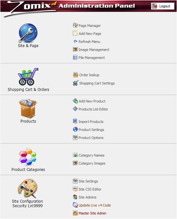 Admin Panel