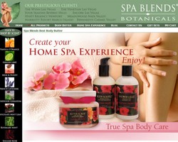 Spa Blends - e-commerce website