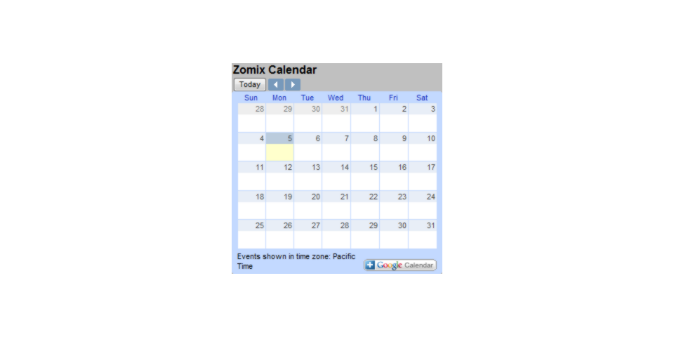 Calendars & Events
